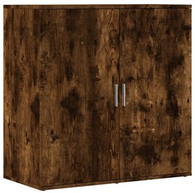 Βοηθητικό Ντουλάπι Καπνιστή Δρυς 79x38x80εκ. Επεξεργασμένο Ξύλο - Καφέ