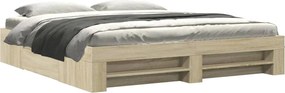 vidaXL Πλαίσιο κρεβατιού χωρίς στρώμα 180x200 εκ. Επεξεργασμένο Ξύλο