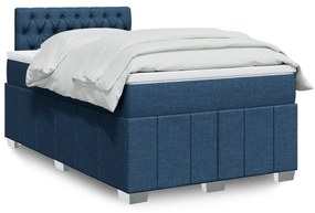 ΚΡΕΒΑΤΙ BOXSPRING ΜΕ ΣΤΡΩΜΑ ΜΠΛΕ 120X190 ΕΚ. ΥΦΑΣΜΑΤΙΝΟ 3289320