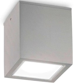 Φωτιστικό Οροφής - Σποτ Techo 326887 15x15x16cm 1xGU10 20W Grey Ideal Lux