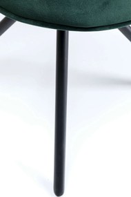 Καρέκλα Mila Πράσινη 51x65x88εκ - Πράσινο