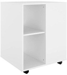 vidaXL Ντουλάπι Τροχήλατο Λευκό 60 x 53 x 72 εκ. από Επεξ. Ξύλο