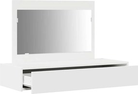 vidaXL Τραπέζι περιποίησης Λευκό 100 x 40 x 70 εκ. Επεξεργασμένο ξύλο