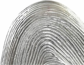 Διακοσμητική Φιγούρα DKD Home Decor 20 x 9 x 44 cm Αφηρημένο Ασημί Σύγχρονη