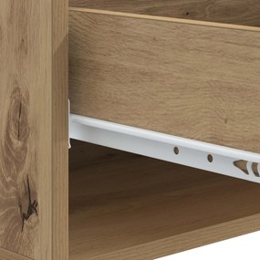 vidaXL Τραπεζάκι σαλονιού Artisan Δρυς 49 x 50 x 42 εκ.