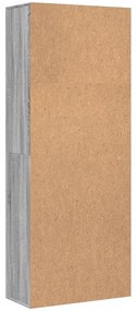 vidaXL Ντουλάπι Γκρι Sonoma 70x35x180 εκ. από Επεξεργασμένο Ξύλο
