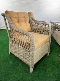 Σετ Κήπου Μπεζ MAOCAR 175x60x78
