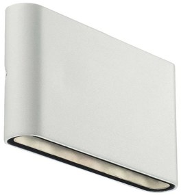 Φωτιστικό Τοίχου Kinver 84181001 17,5x9cm Led 400Lm 2x6W 3000K IP54 White Nordlux Metal