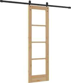 vidaXL Συρόμενη Πόρτα ORKDAL Φυσικό 61 x 198,5 εκ.