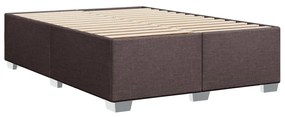 ΚΡΕΒΑΤΙ BOXSPRING ΜΕ ΣΤΡΩΜΑ ΣΚΟΥΡΟ ΚΑΦΕ 160X200 ΕΚ ΥΦΑΣΜΑΤΙΝΟ 3285935