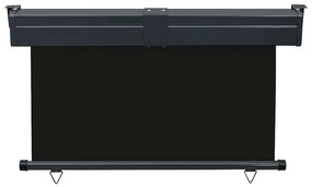vidaXL Σκίαστρο Βεράντας Πλαϊνό Μαύρο 125 x 250 εκ.
