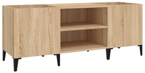 vidaXL Δισκοθήκη Sonoma Δρυς 121 x 38 x 48 εκ. από Επεξεργασμένο Ξύλο