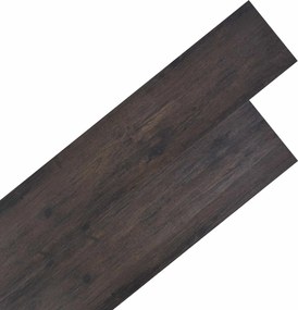 vidaXL Πλάκες Δαπέδου 18 pcs Σκούρο Γκρι 5,26 τ.μ. PVC
