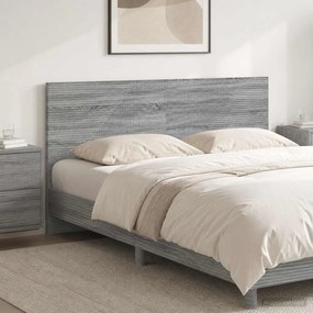 vidaXL Κεφαλάρι Τοίχου HAARLEM Γκρι Sonoma Επεξεργασμένο Ξύλο