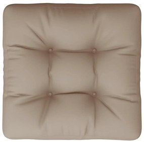 vidaXL Μαξιλάρι Παλέτας Taupe 60 x 61,5 x 10 εκ. Υφασμάτινο