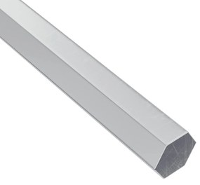 vidaXL Εξαγωνικό Κλειδί 2 pcs Ασημί 32 x 86 χιλ. Ατσάλι