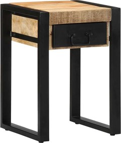 vidaXL Side Table 35x35x50 cm Στερεό ακατέργαστο ξύλο Mango