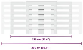 ΚΑΛΥΜΜΑ ΚΑΛΟΡΙΦΕΡ ΛΕΥΚΟ 205X21,5X83,5ΕΚ. ΑΠΟ ΕΠΕΞΕΡΓΑΣΜΕΝΟ ΞΥΛΟ 852717