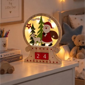ΜΑΓΙΚΆ ΗΜΕΡΟΛΌΓΙΑ ADVENT CALENDAR CLOCK WITH LED DH8065340