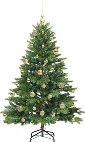 vidaXL Τεχνητό Χριστουγεννιάτικο Δέντρο Πράσινο 150 cm ΠΕ και PVC