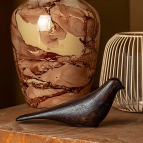 Διακοσμητική Φιγούρα Πουλί (6x9) Present Time By Octopus Bird Walnut