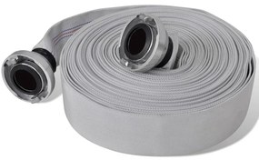 vidaXL Μάνικα Πυρόσβεσης Πλακέ 20 μ. με Ρακόρ C-Storz 2 Ιντσών