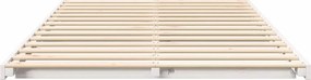 vidaXL Σκελετός Κρεβατιού Λευκό 140 x 190 cm Στερεά ξυλεία πεύκου