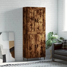 vidaXL Ντουλάπι Καπνιστή Δρυς 69,5x34x180 εκ. από Επεξεργασμένο Ξύλο