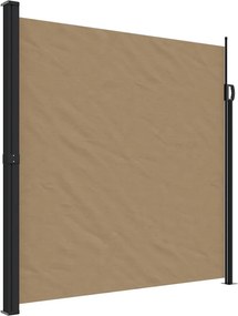 vidaXL Σκίαστρο Πλαϊνό Συρόμενο Taupe 200 x 500 εκ.