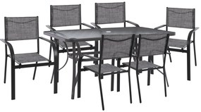 Intrahome ΣΕΤ ΤΡΑΠΕΖΑΡΙΑΣ 7 ΤΜΧ ΤΡΑΠΕΖΙ ΓΚΡΙ 150CASABLANCABU_DHCASABLANCABI90 ΚΑΙ ΚΑΡΕΚΛΑ ΜΕ ΣΧΟΙΝΙ .01 intraho-0008068