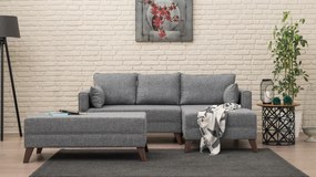 Corner Sofa-Bed Bella Corner Sofa Right 2 Grey