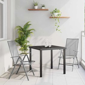 vidaXL Σετ Κήπου 3 Τεμαχίων  σε Ανθρακί, Φτιαγμένο από Ατσάλι.