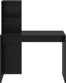vidaXL Γραφείο Μαύρη Οξυά 102 x 50 x 124 cm Επεξεργασμένο Ξύλο