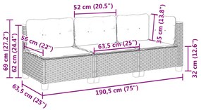 ΚΑΝΑΠΕΣ ΚΗΠΟΥ ΤΡΙΘΕΣΙΟΣ ΜΠΕΖ ΑΠΟ ΣΥΝΘΕΤΙΚΟ ΡΑΤΑΝ ΜΕ ΜΑΞΙΛΑΡΙΑ 365922