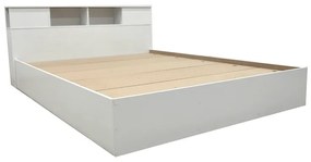 Κρεβάτι OLYMPUS pakoworld σε λευκή απόχρωση 160x200εκ