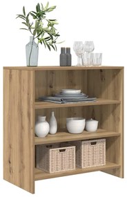 vidaXL Πλαϊνό γραφείο Καφέ 70 x 41 x 75 εκ. Επεξεργασμένο ξύλο