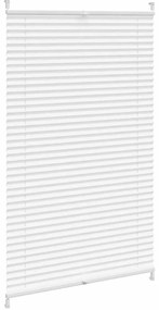 vidaXL Πλισέ στόρι σκίασης 80x125cm Λευκό