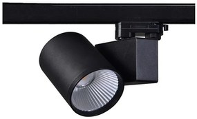 Σποτ Ράγας Τριφασικό LED 40W 3000Κ Ρυθμιζόμενο Lisor Aca-LISOR4030B4N-Μαύρο LISOR4030B4N