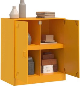 vidaXL Ντουλάπι Μουσταρδί 67x39x73 εκ. από Ατσάλι