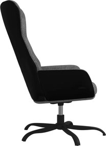 vidaXL Πολυθρόνα Relax Ανοιχτό Γκρι Υφασμάτινη