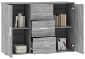 Ντουλάπι Γκρι Sonoma 91 x 29,5 x 65 εκ. από Επεξεργασμένο Ξύλο 823348