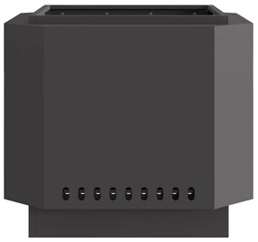 vidaXL Φωτιά Μαύρο 58 x 58 x 51 cm Κρύα έλαση από χάλυβα
