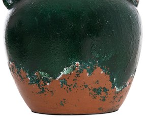 Διακοσμητικό Βάζο Τερακότα Μαύρο Φ24Χ23Y εκ.