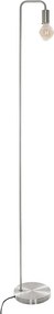 Φωτιστικό δαπέδου Keli pakoworld E27 ασημί 20x150εκ