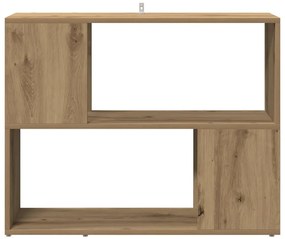 vidaXL Ντουλάπι βιβλίων/διαχωριστικό δωματίου Artisan Oak 80x24x63 cm