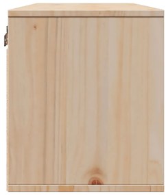 vidaXL Ντουλάπι Τοίχου 80 x 30 x 35 εκ. από Μασίφ Ξύλο Πεύκου