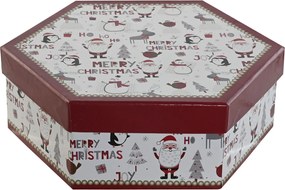 Χριστουγεννιάτικες μπάλες Home ESPRIT Λευκό Κόκκινο PVC (x7)