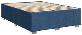 ΚΡΕΒΑΤΙ BOXSPRING ΜΕ ΣΤΡΩΜΑ ΜΠΛΕ 140X200 ΕΚ. ΥΦΑΣΜΑΤΙΝΟ 3291697