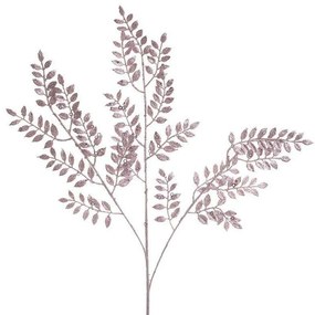 Διακοσμητικό Κλαδί-Φυτό Με Γκλίτερ 3-85-084-0087 Pink Inart Plastic