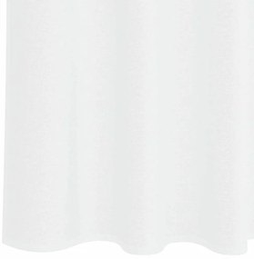 vidaXL Κουρτίνες με κουρτίνες 2 pcs Λευκό 140x140εκ Πολυεστέρας